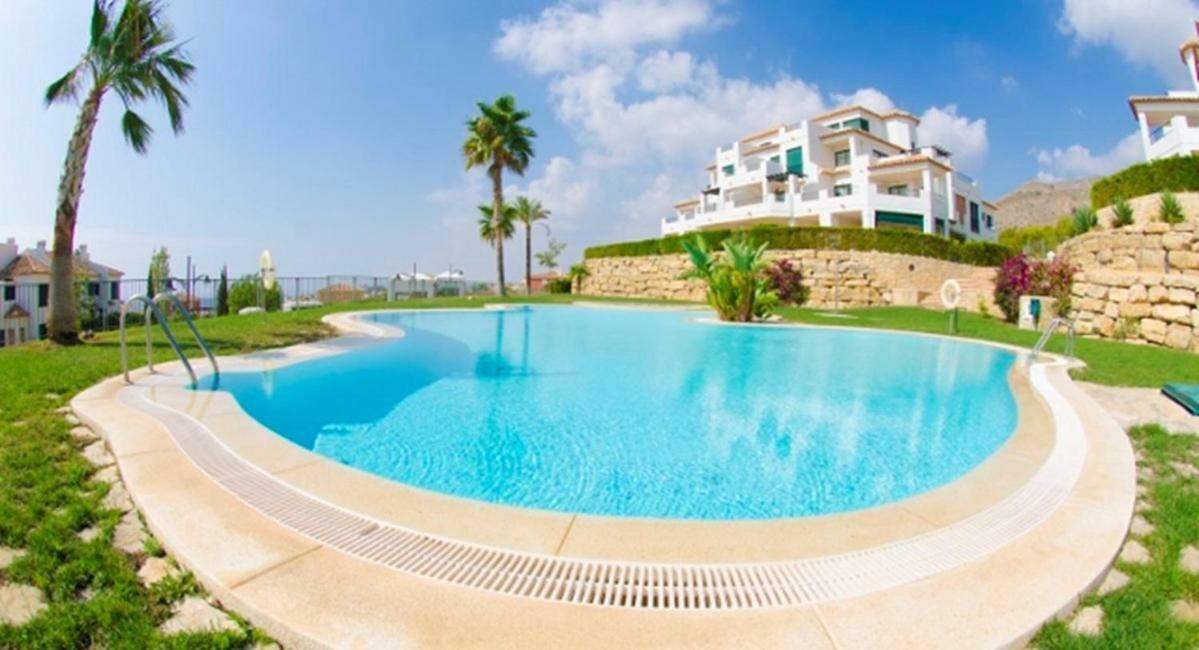 Balcon De Sierra Cortina! Panoramic Sea View ! Apartment Finestrat Exterior photo