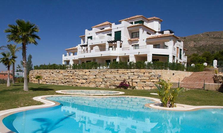 Balcon De Sierra Cortina! Panoramic Sea View ! Apartment Finestrat Exterior photo