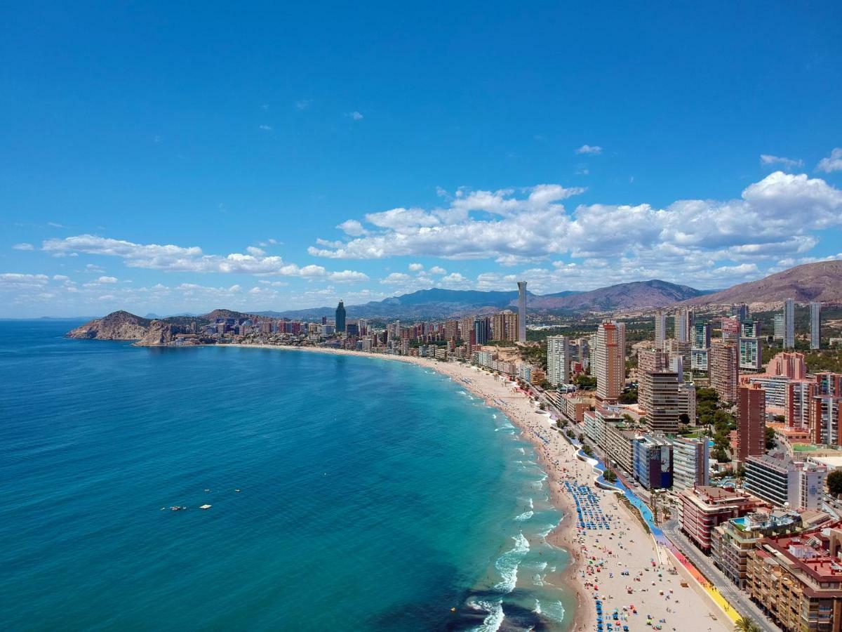 Balcon De Sierra Cortina! Panoramic Sea View ! Apartment Finestrat Exterior photo
