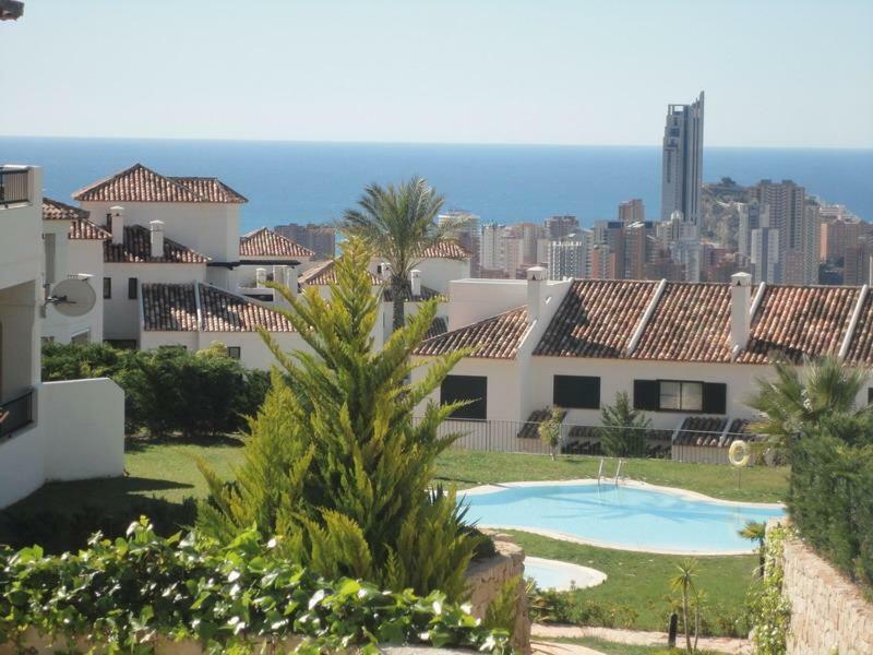 Balcon De Sierra Cortina! Panoramic Sea View ! Apartment Finestrat Exterior photo